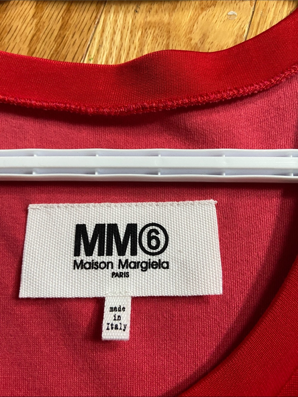 MM6 by Maison Martin Margiela red asymmetrical midi dress - Picture 5 of 9